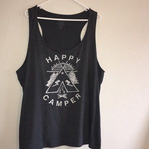 "Happy camper" muscle tank